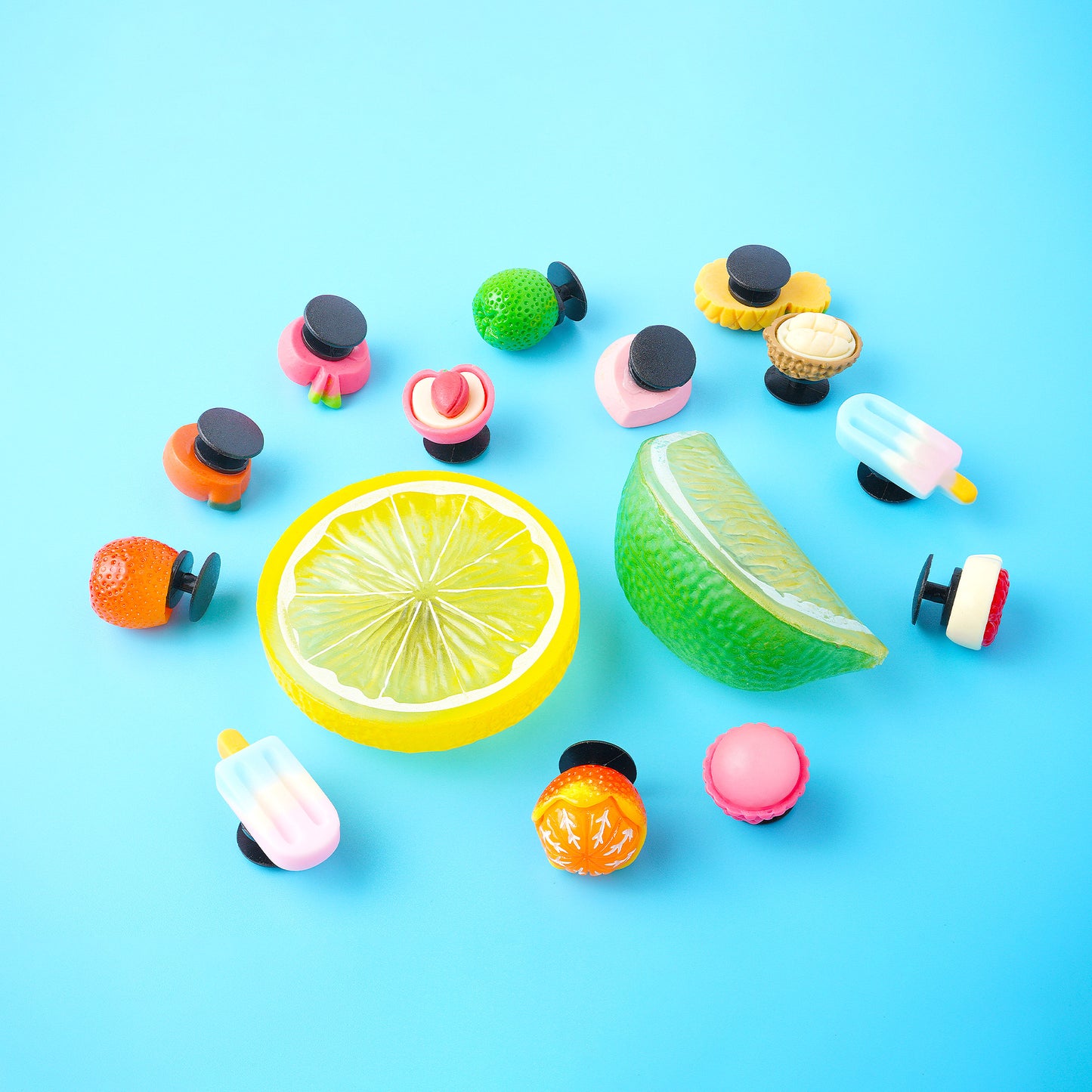 14Pcs Charm Accessory (Green Orange Lemon)