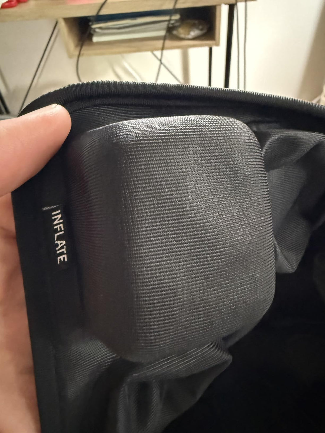 Upgrade Travel Cushion with No External Air Pump, Airplane Seat Cushion for Long Flights, Portable Wheelchair Cushions