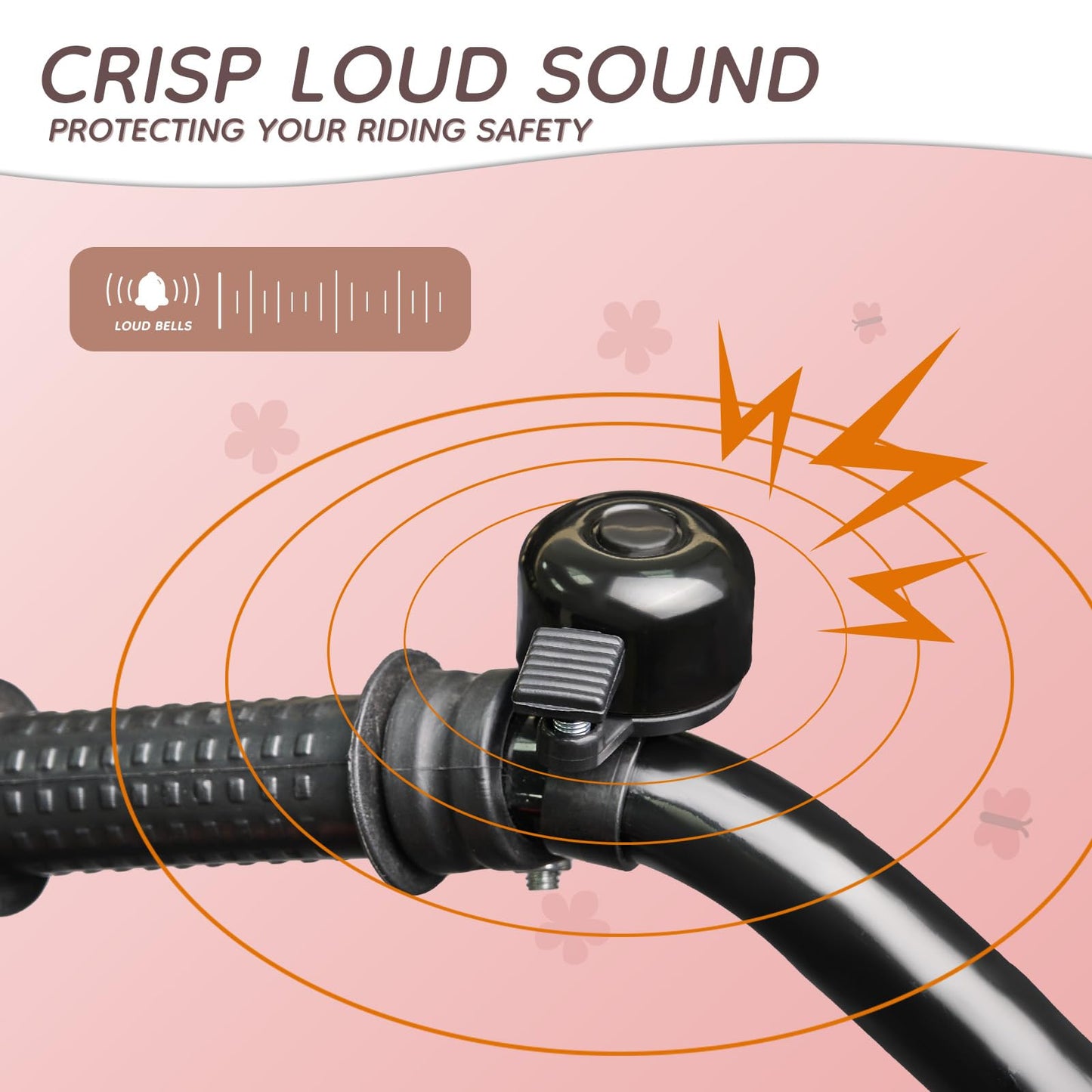 Kid's Bike Bell with Butterfly Design