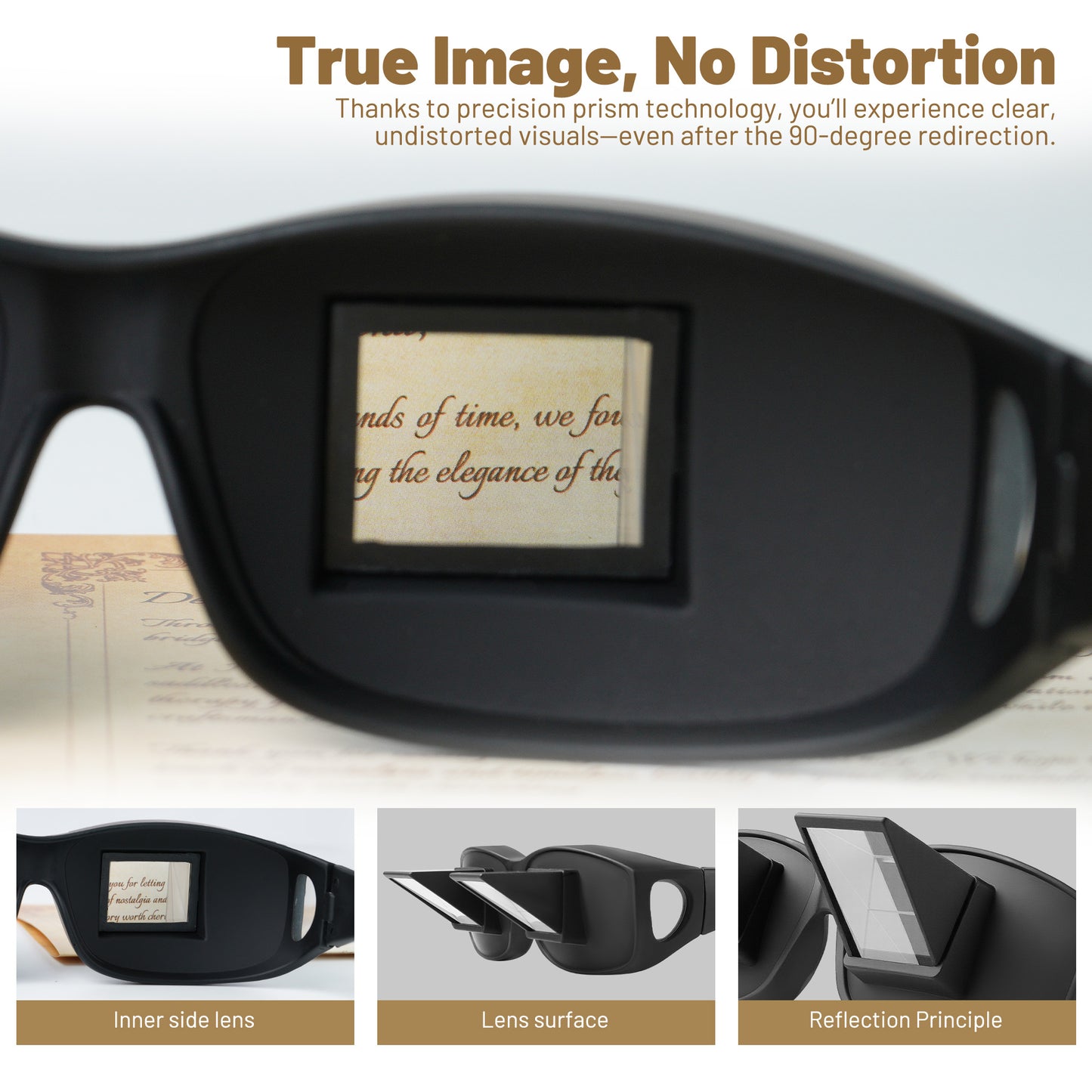 Therapy glasses eye protection for Red Light (600nm-900nm) - Goggles, Anti-Glare Prism Glasses for Reading or Relaxing During Red Light Use