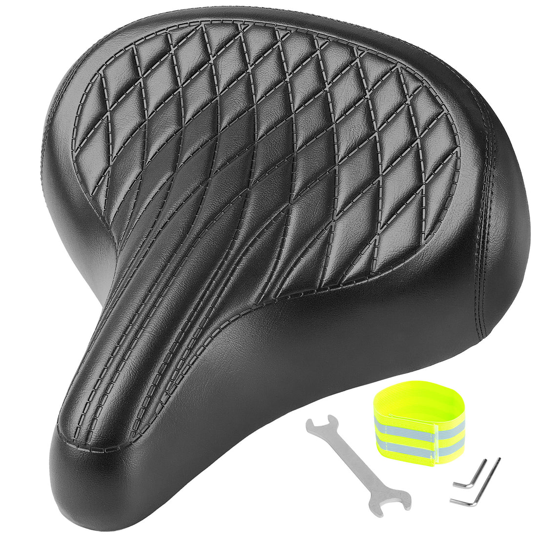 Black Vintage Bike Seat with Steel Springs