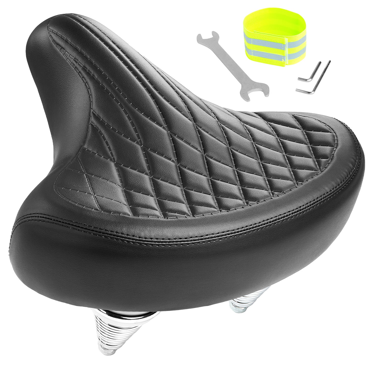 Newpearl Time Capsule Saddle - Steel Spring (Black)