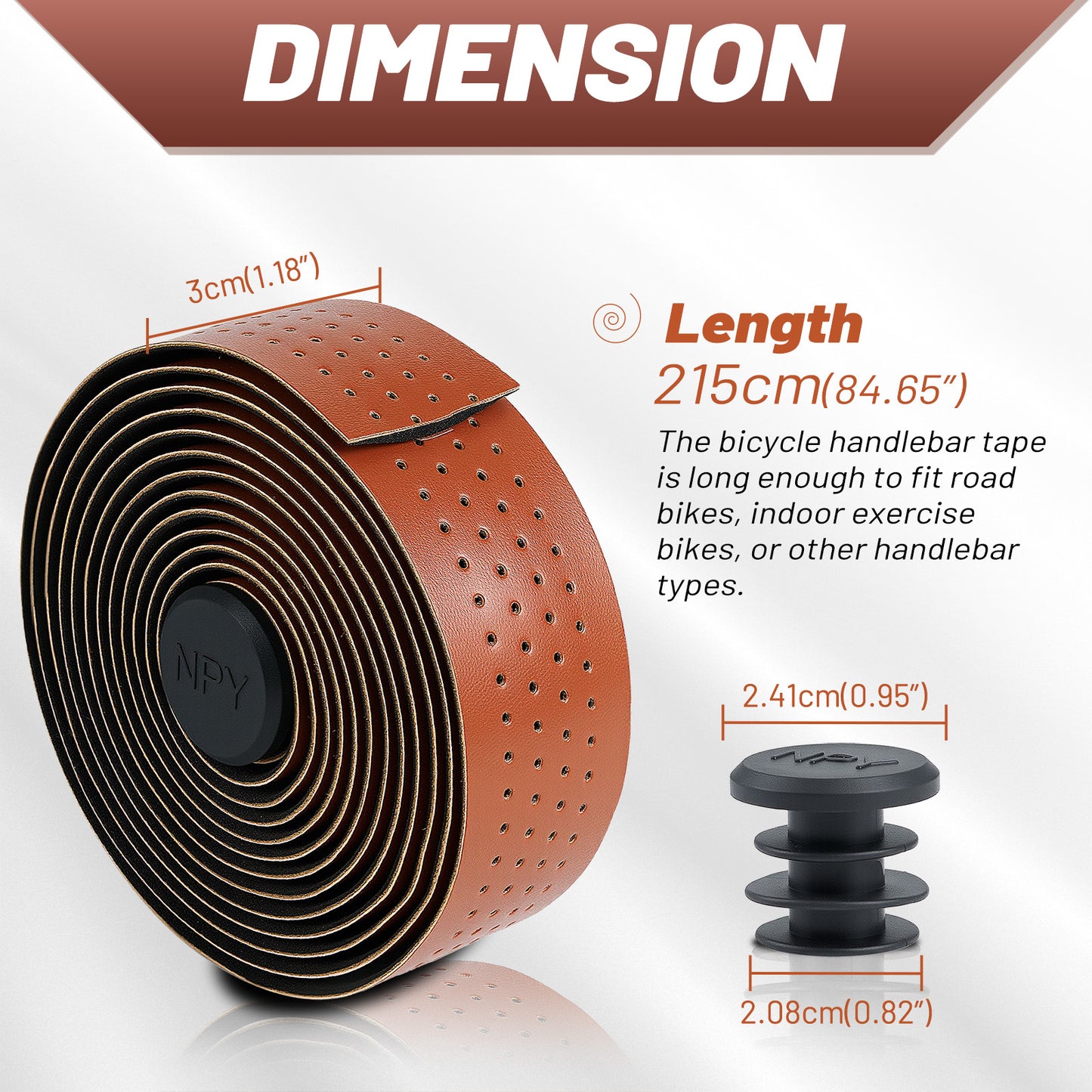 Newpearl Time Capsule Bike Tape - Brown