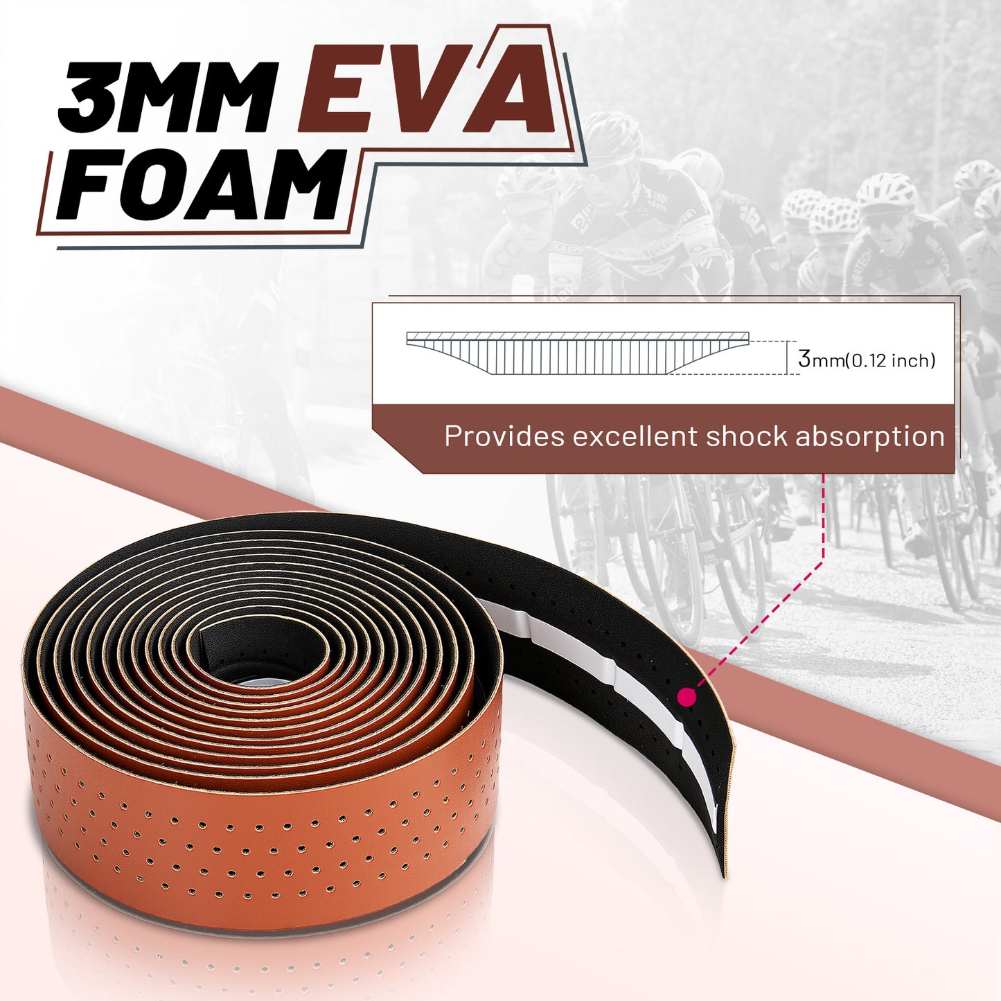 Newpearl Time Capsule Bike Tape - Brown
