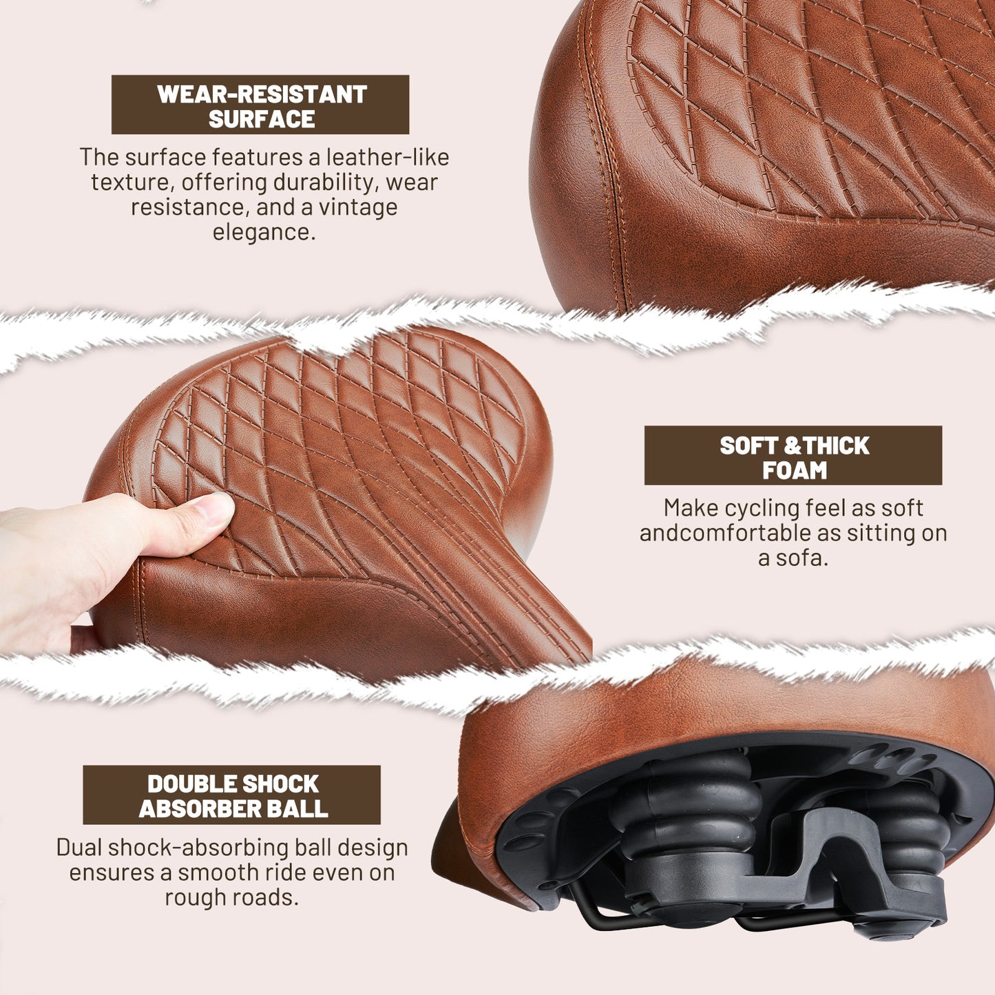 Newpearl Time Capsule Saddle, Vintage Bike Seat