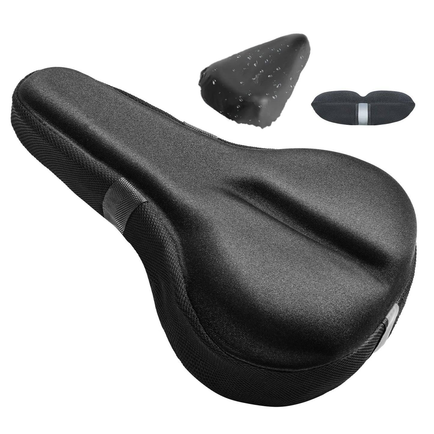 Newpearl LowNose Bike Seat Cover Gel Padded with Drawstring
