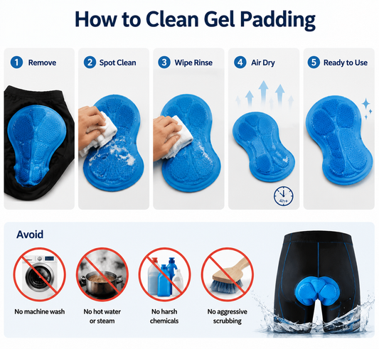 How to Clean Gel Bike Seat Padding