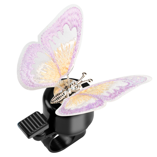 Bike Bell, Bicycle Horn for Girls, Children’s Bike Bells with Butterfly Design - Cute DIY Bicycle Bell for Girls, Crisp Sound, Easy to Install