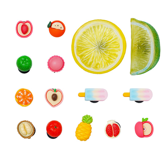 14Pcs Charm Accessory (Green Orange Lemon)