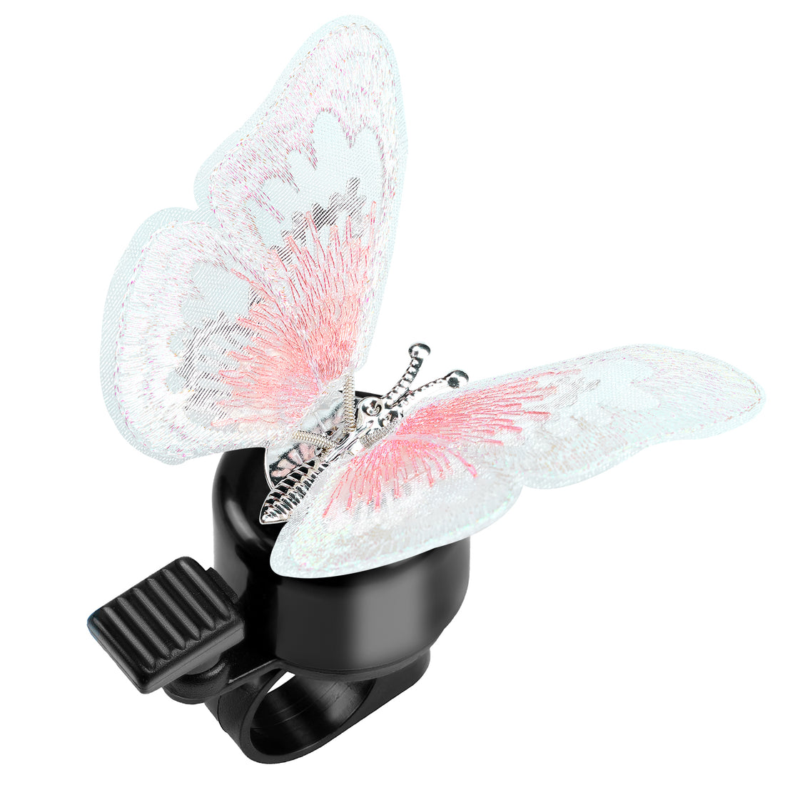 Newpearl white butterfly bike bell for kids