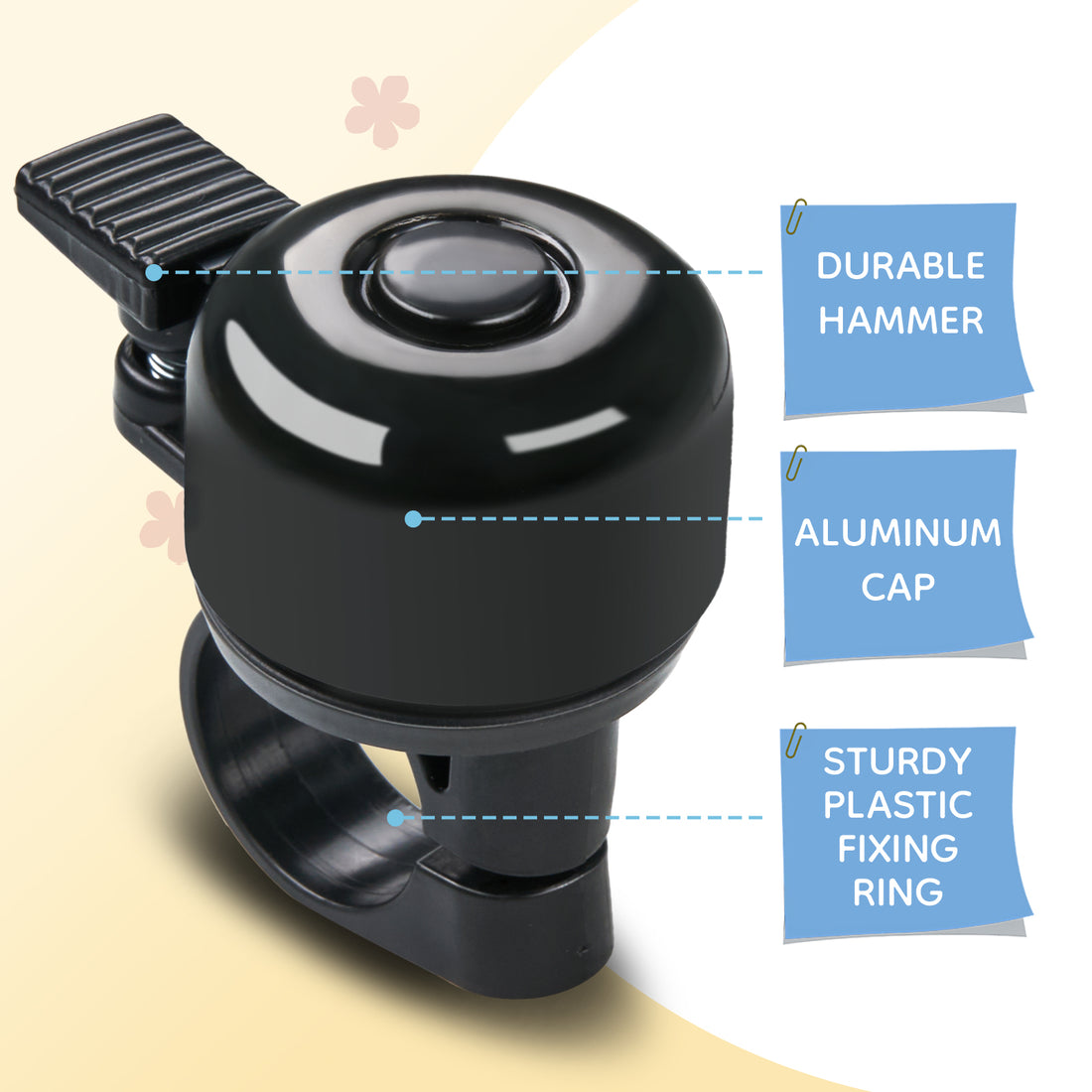 Cute lightweight bike bell for young riders