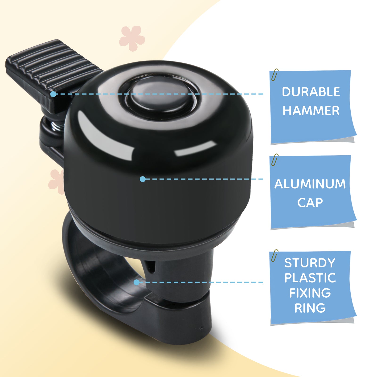 Cute lightweight bike bell for young riders