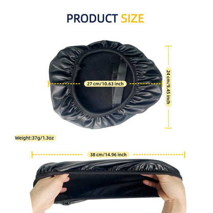 Stretch Bike Seat Cover Waterproof, PU Leather