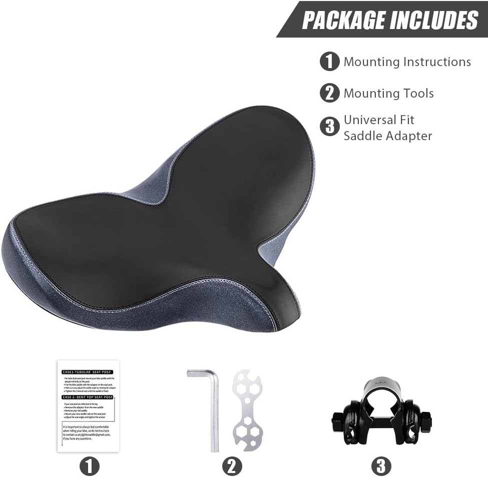 Oversized Comfort Bike Seat