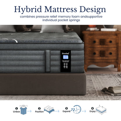 Newpearl 2025 Extra Firm Mattress 14 Inch