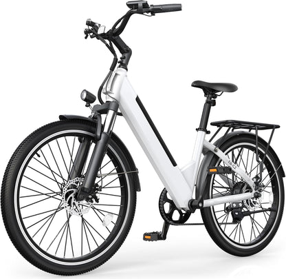 Electric Bike for Adults, 26" Step-Thru EBike