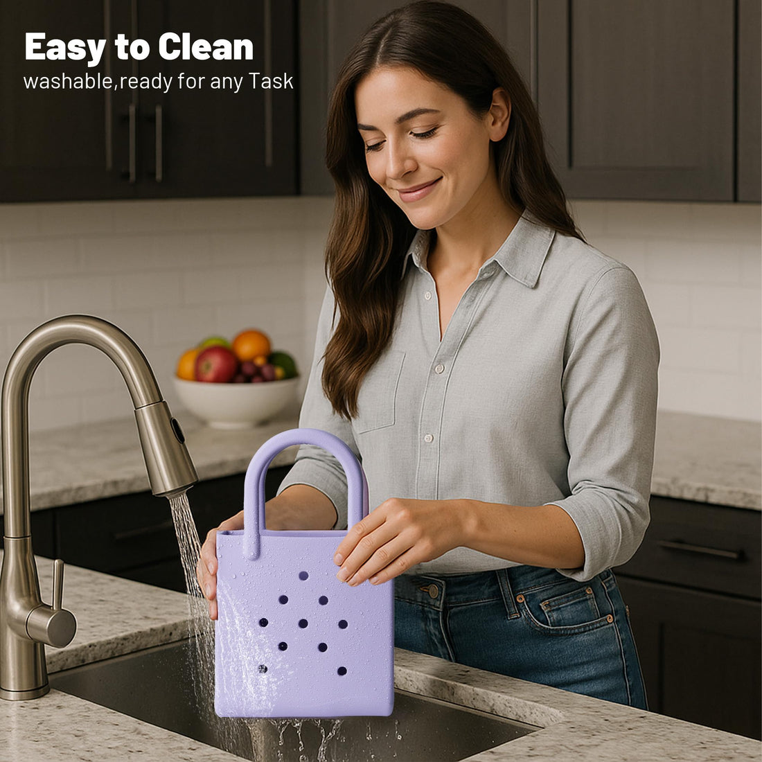 Newpearl Mini EVA Purse – Lightweight Tote with Crossbody Strap