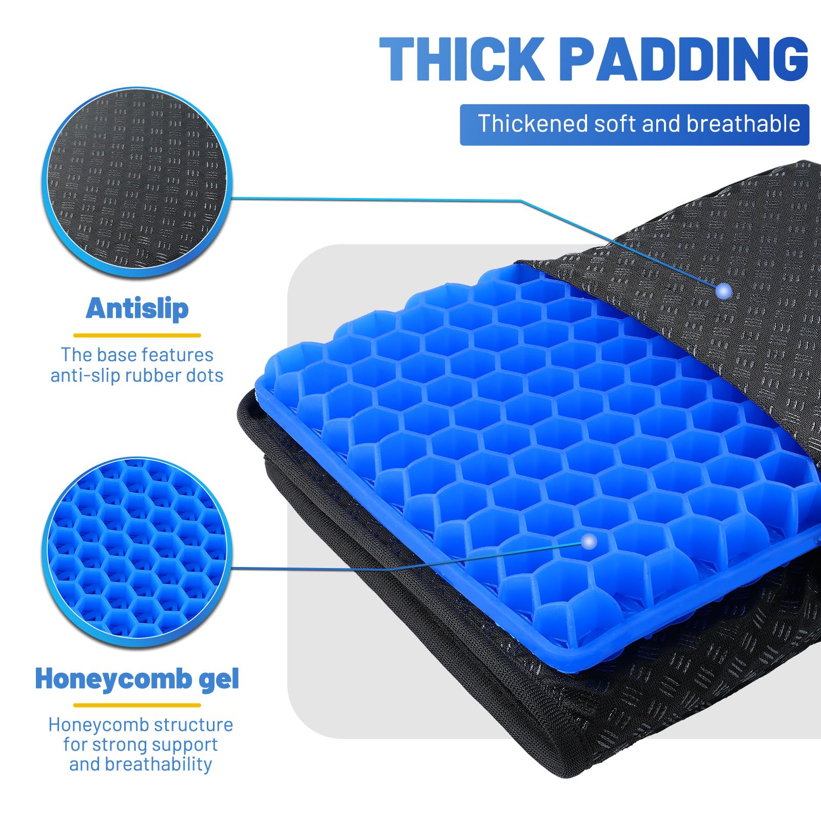 Foldable cushion pad for recumbent and stationary bikes