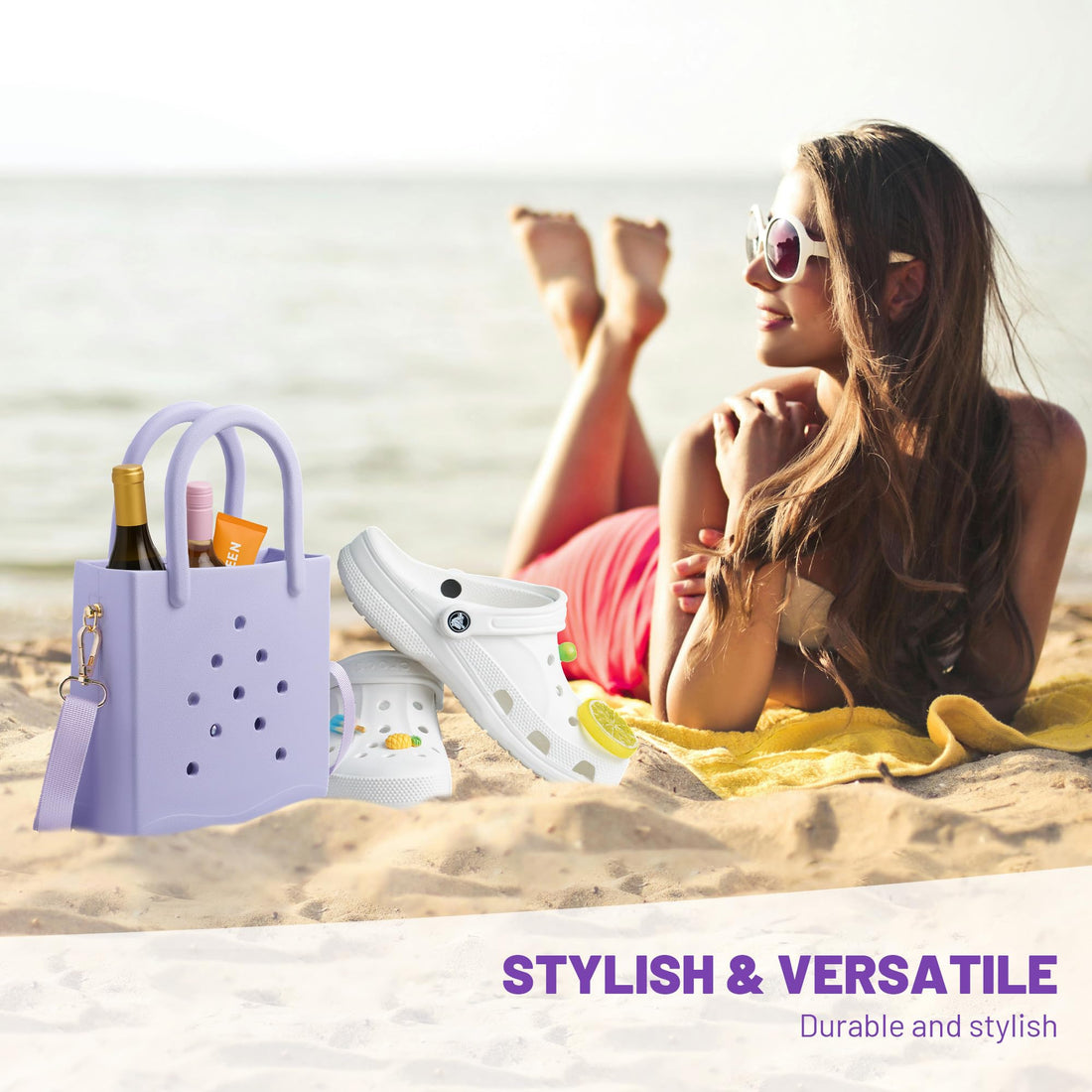 Newpearl Mini EVA Purse – Lightweight Tote with Crossbody Strap