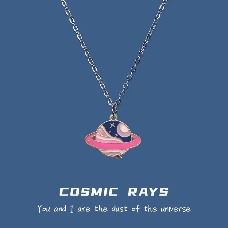 Universe themed necklace for everyday wear and gifts