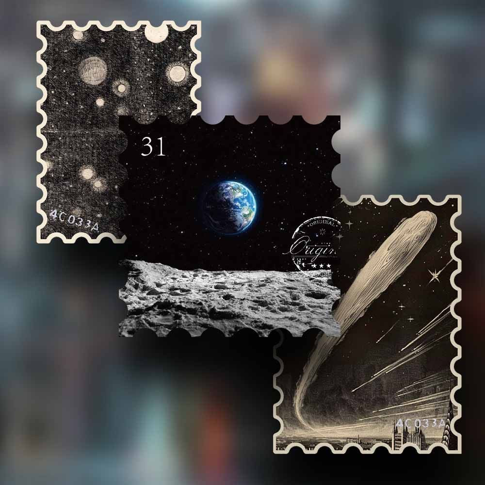 Newpearl cosmic sticker set with 150 mini stickers