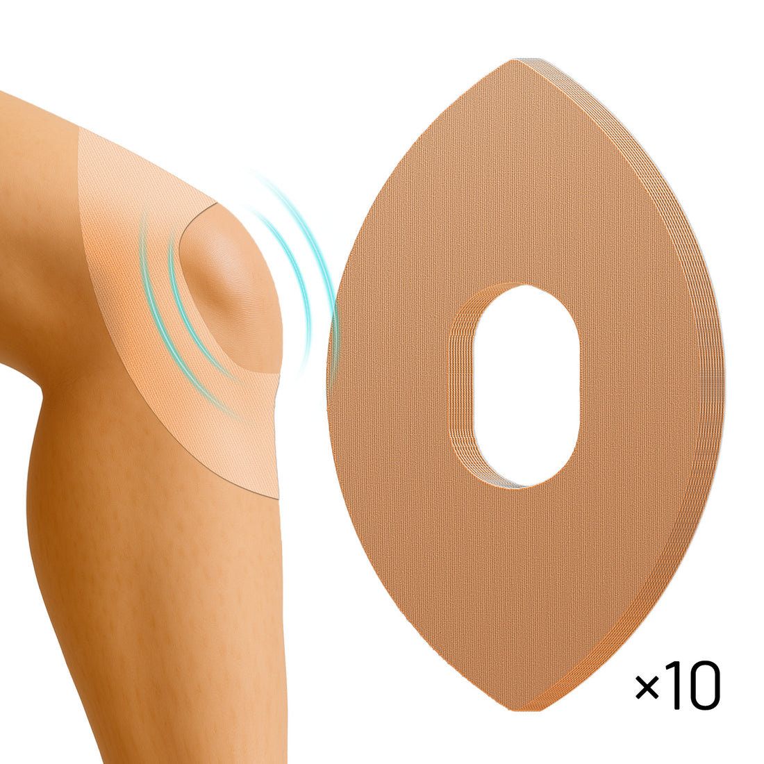 Newpearl Kinesiology Knee Tape (10-Pack)