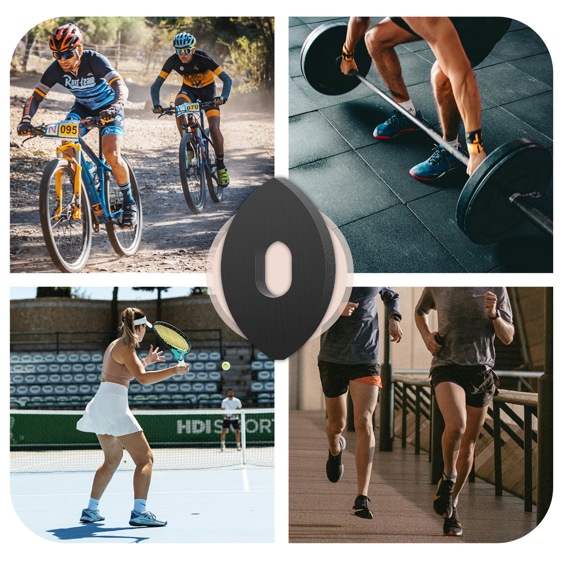 Newpearl Kinesiology Knee Tape (10-Pack)
