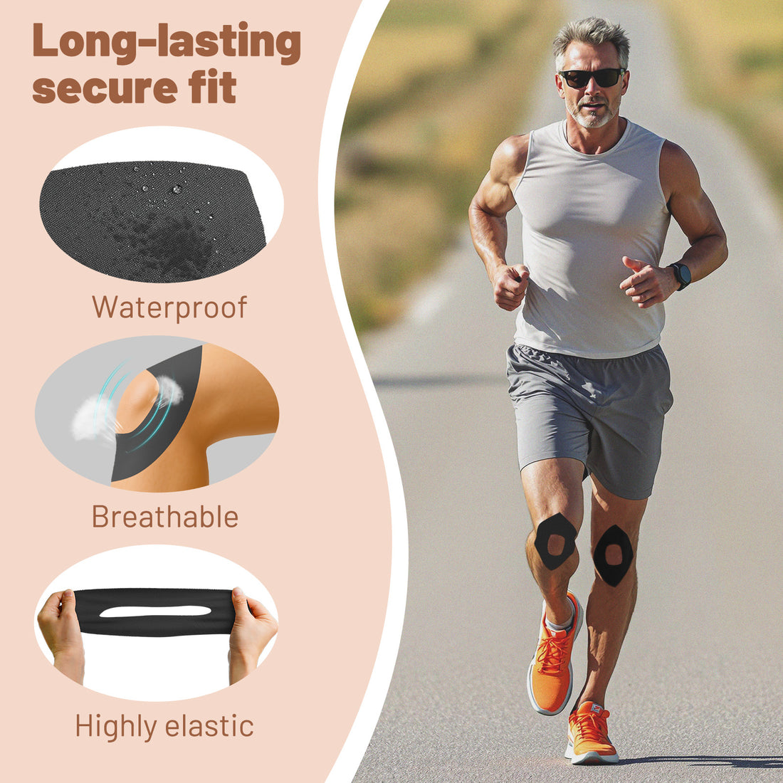Newpearl Kinesiology Knee Tape (10-Pack)
