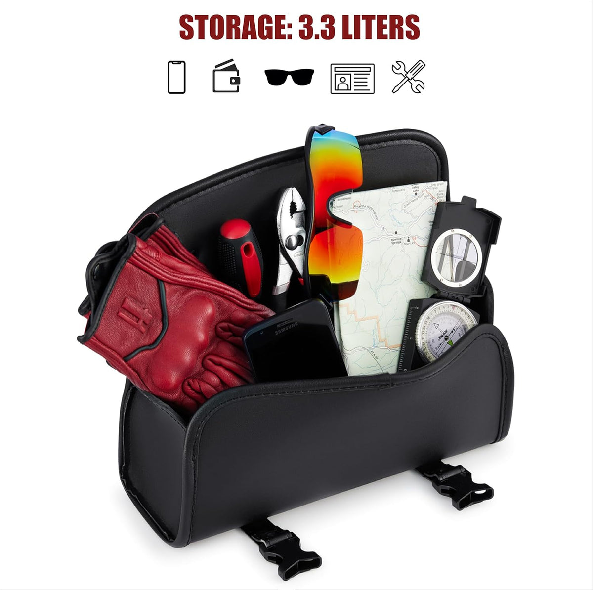 Newpearl front bike bag for cruiser and city bikes