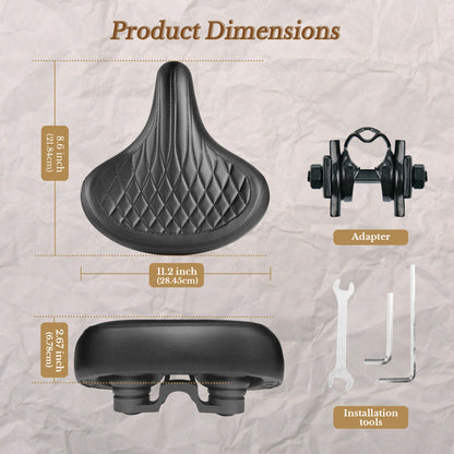 Newpearl Time Capsule Saddle - Elastomer Spring (Black)