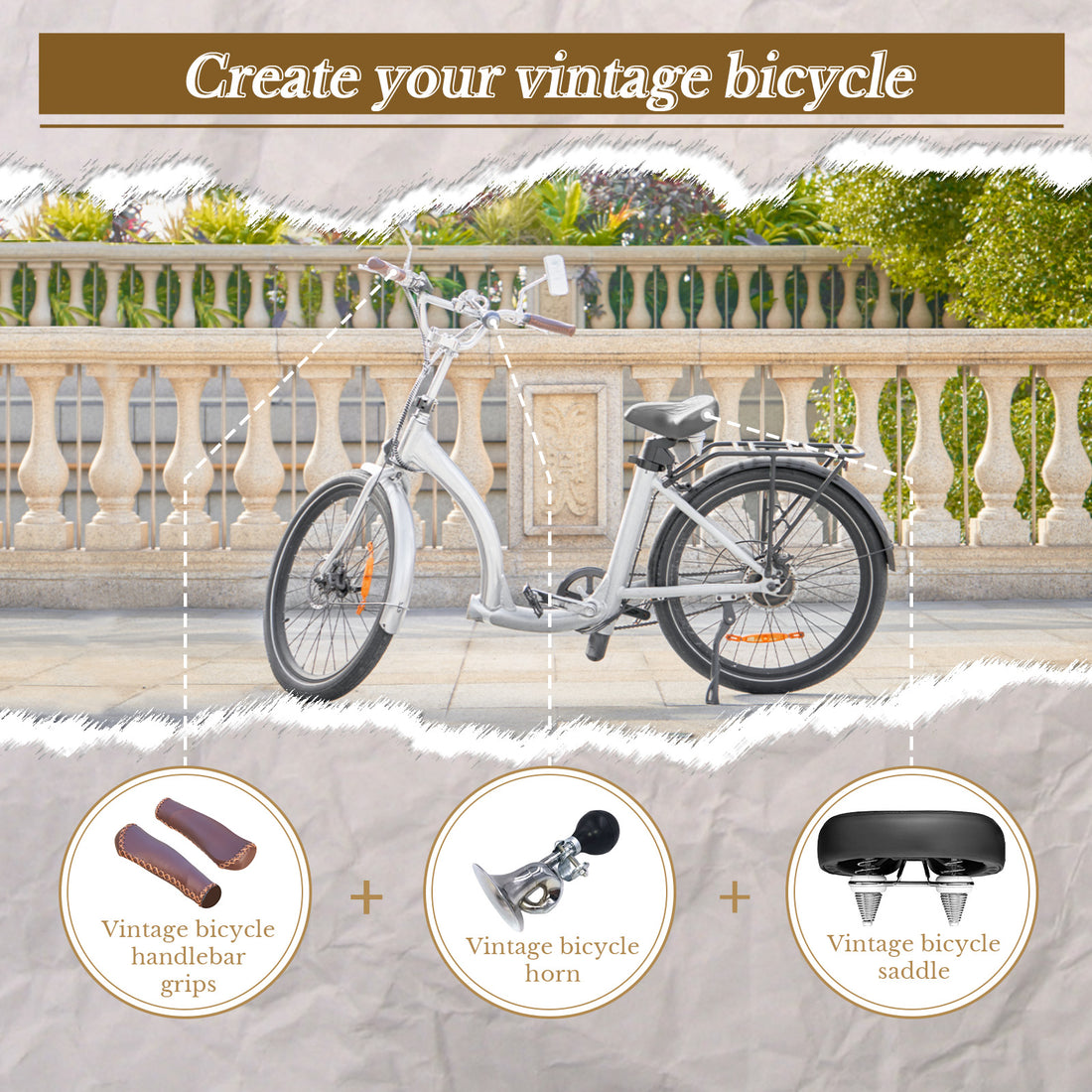 Time Capsule Vintage Bike Seat