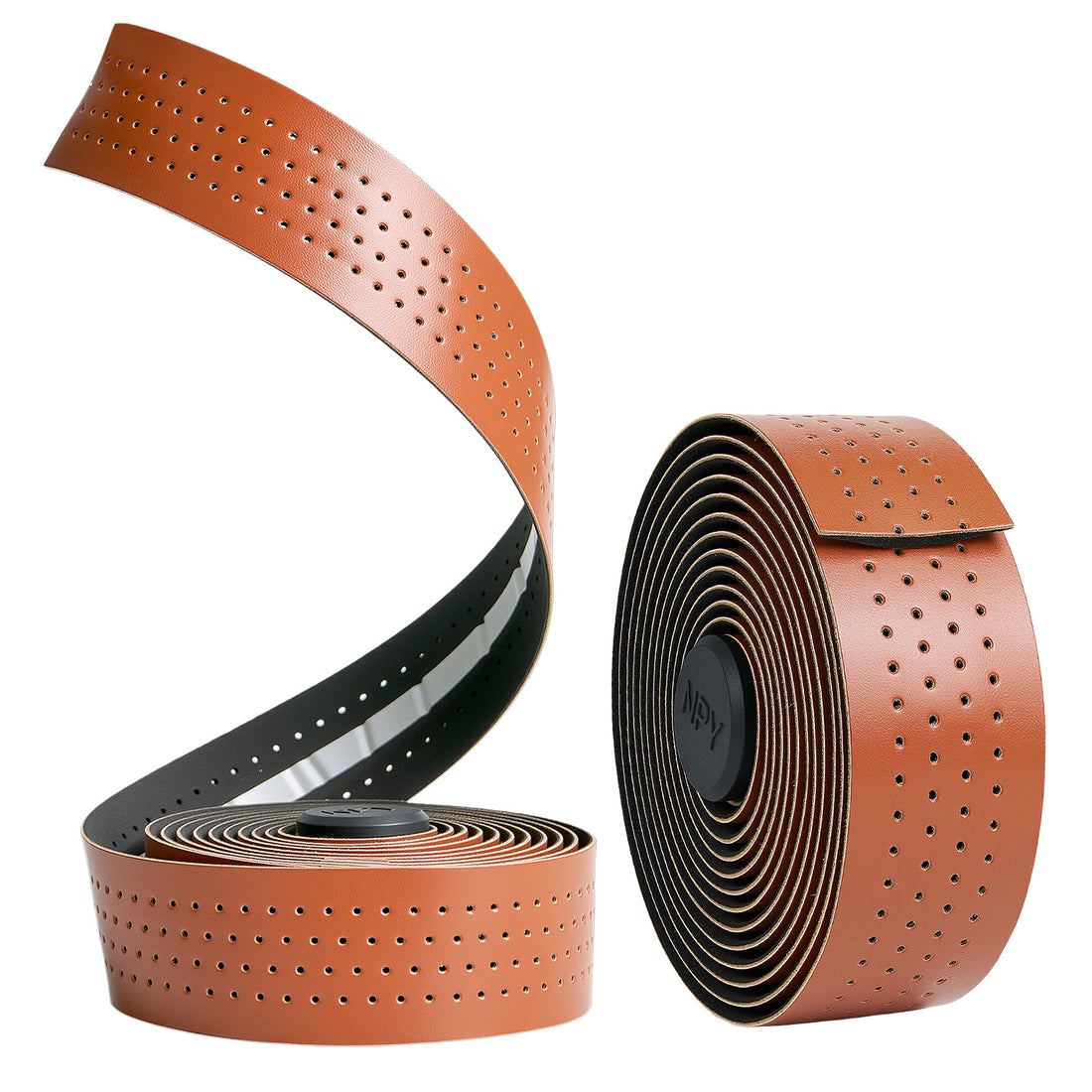 Brown Time Capsule bike handlebar tape with vintage leather look