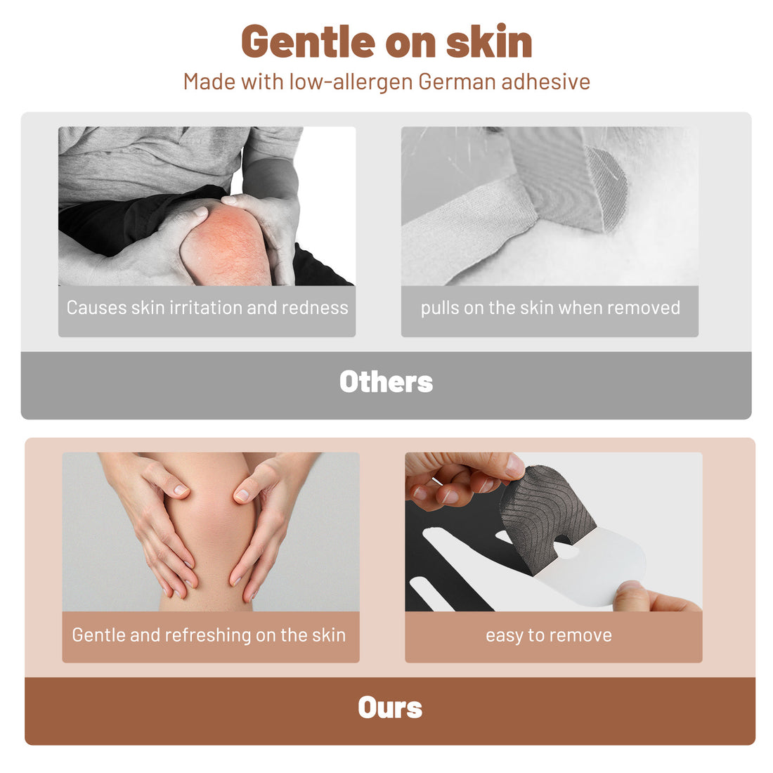 Newpearl Kinesiology Knee Tape (10-Pack)