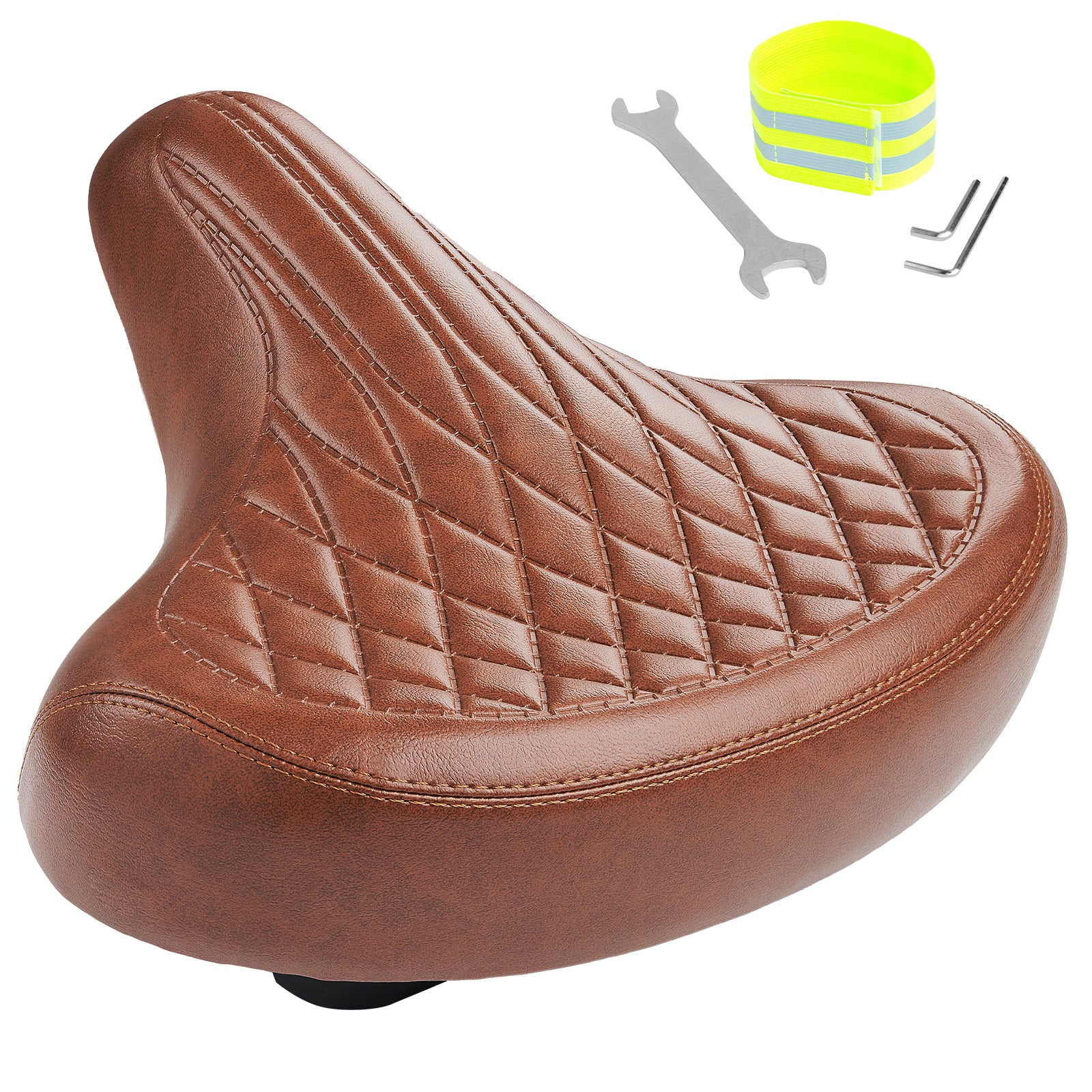 Brown Time Capsule vintage bike seat with elastomer springs