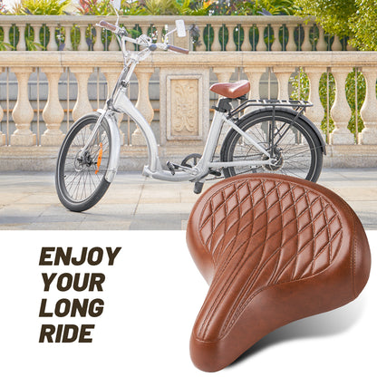 Newpearl Time Capsule Saddle - Elastomer Spring (Brown)