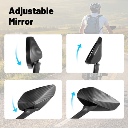 Newpearl Bike Mirrors 360° Adjustable Handlebar Mount
