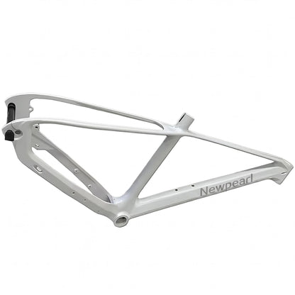 Mountain Bike Frame, Magnesium Alloy Bicycle Frame in White, DIY Compatible