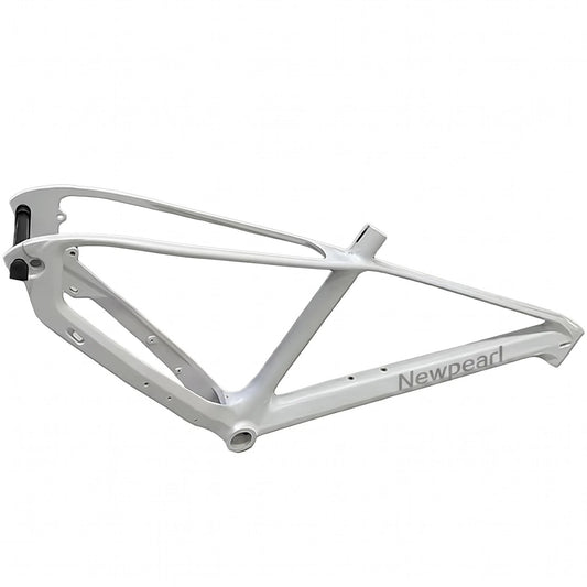Mountain Bike Frame, Magnesium Alloy Bicycle Frame in White, DIY Compatible