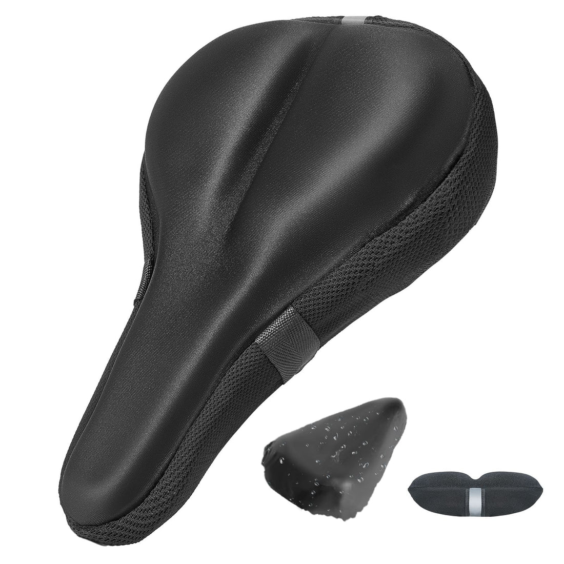 Newpearl LowNose Bike Seat Cover Gel Padded with Drawstring