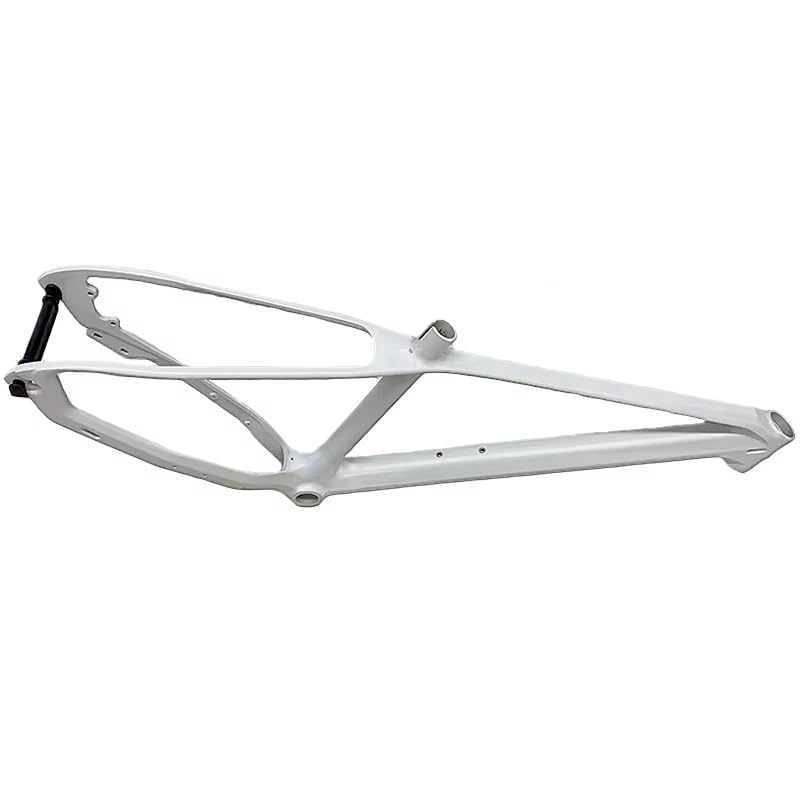 Mountain Bike Frame, Magnesium Alloy Bicycle Frame in White, DIY Compatible