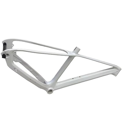 Mountain Bike Frame, Magnesium Alloy Bicycle Frame in White, DIY Compatible