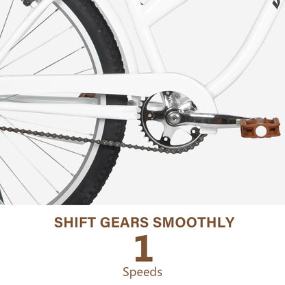 Beach Cruiser Bike, 24 & 26 inch Commuter Bicycle