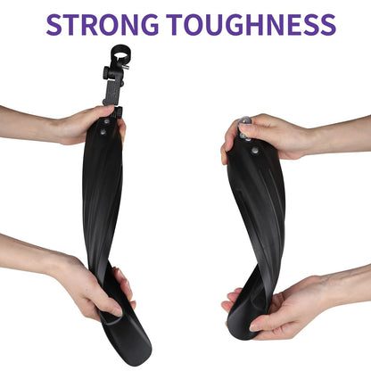 Bicycle Fender Set All-Weather Bike Mudguards Widened, Quick-Install Fenders for Mountain & City Bikes