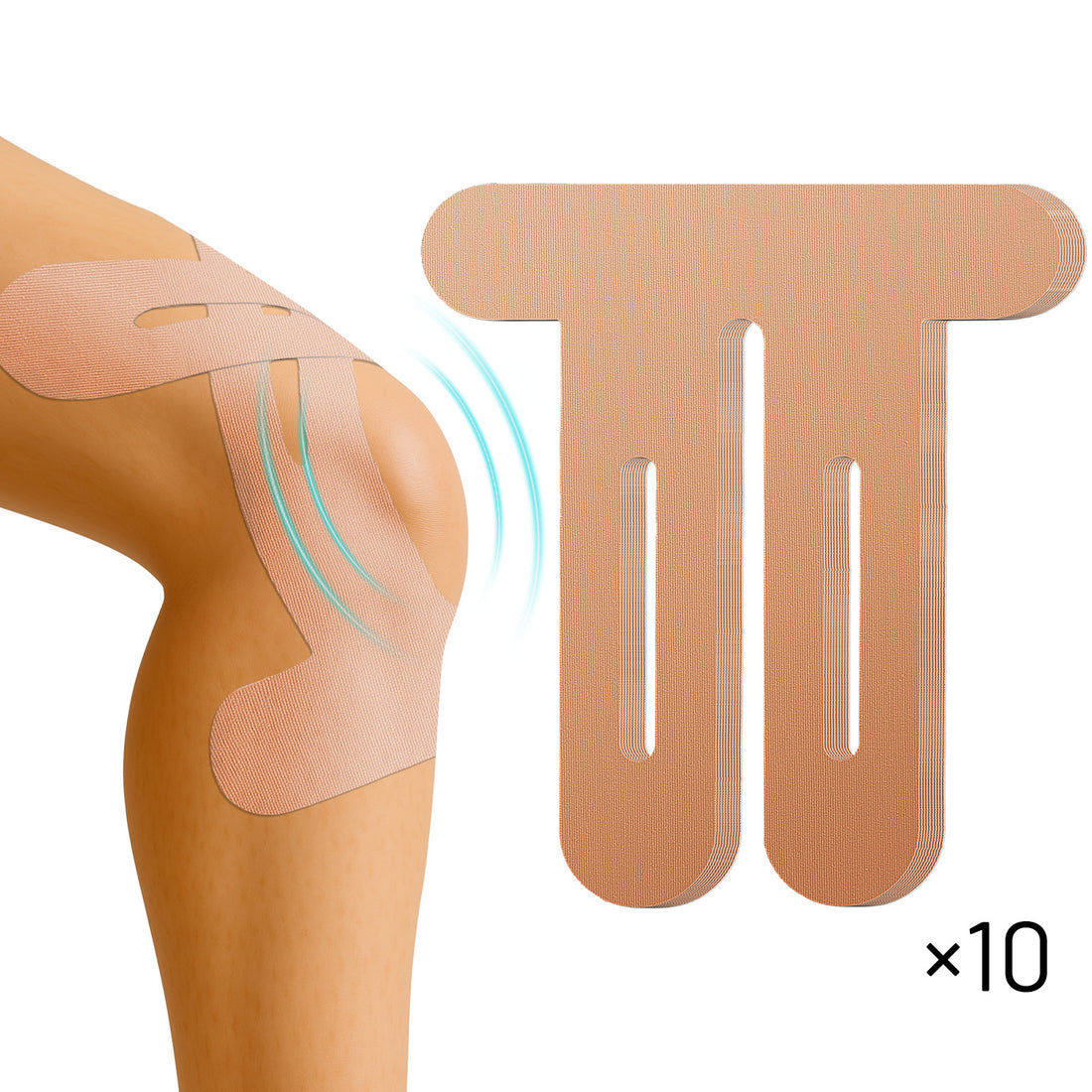 Newpearl Kinesiology Knee Tape (10-Pack)