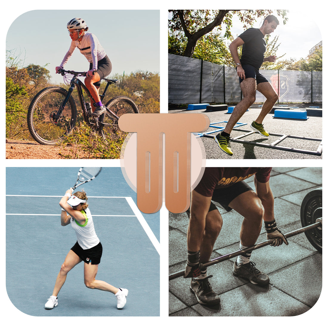 Newpearl Kinesiology Knee Tape (10-Pack)