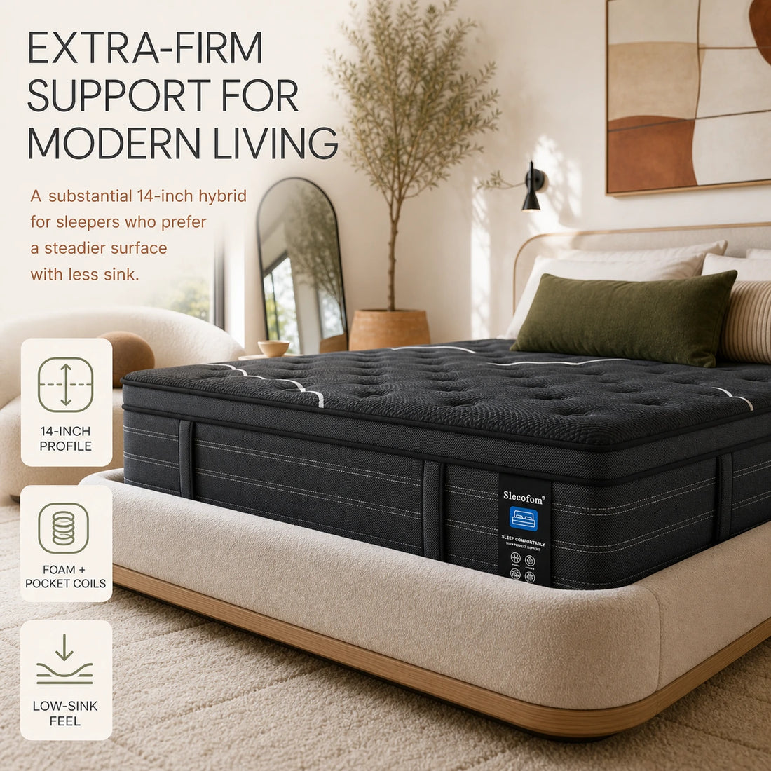 14 Inch Firm Hybrid Mattress