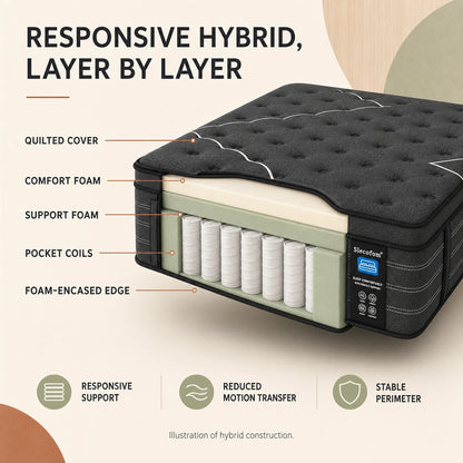 14 Inch Firm Hybrid Mattress