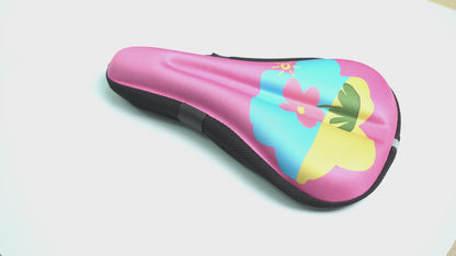 Kids Bike Seat Cover for Girls, Soft Gel Memory Foam Saddle Cushion
