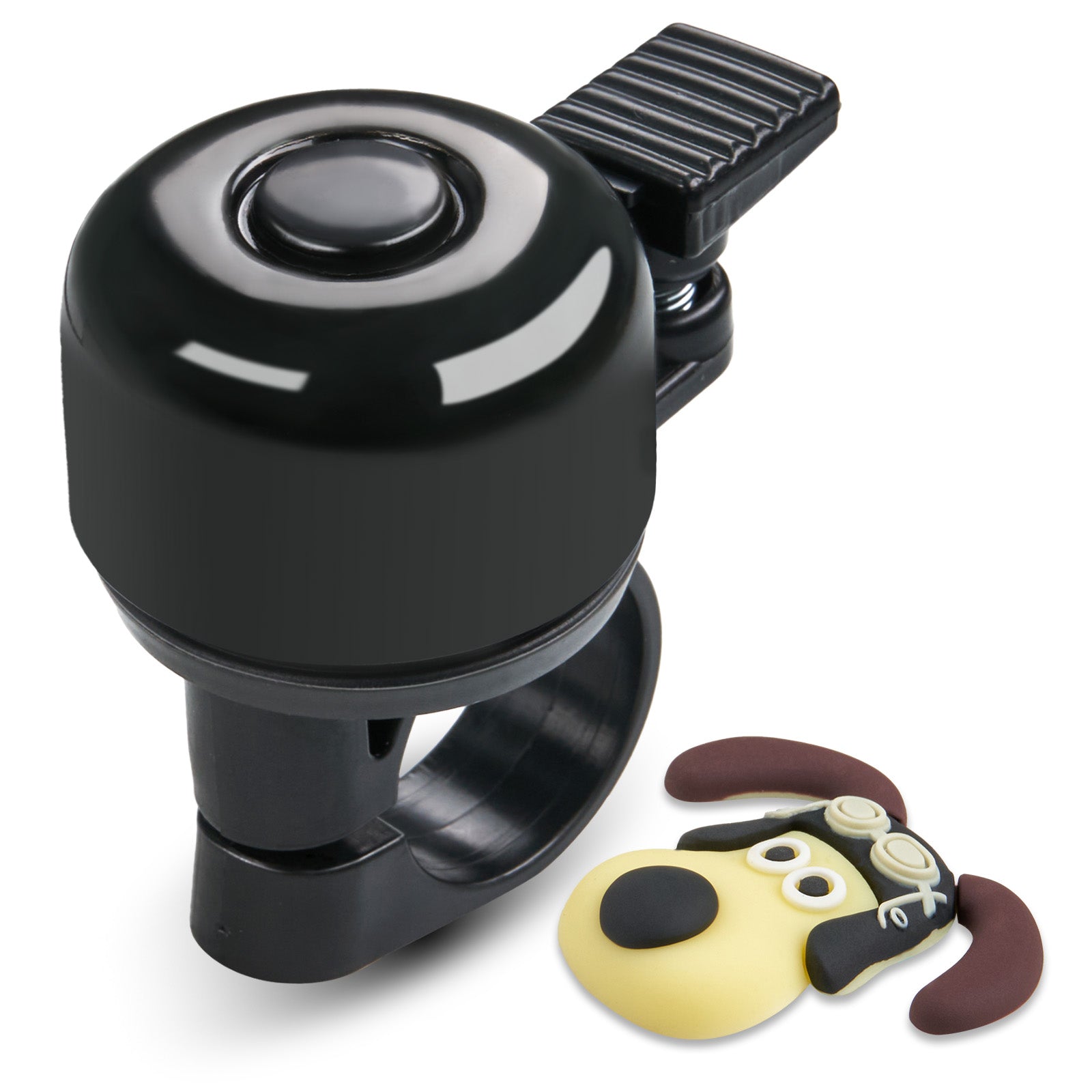 Astronaut dog bicycle bell for children's bikes