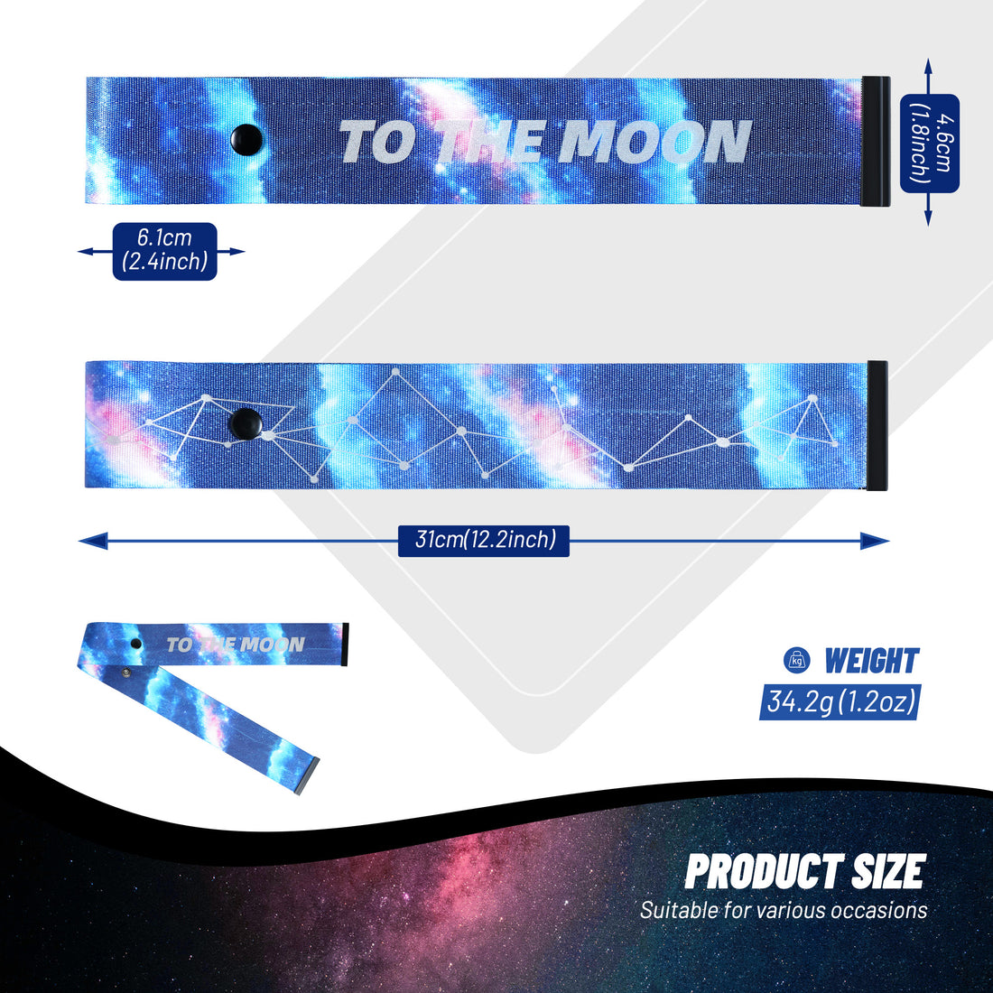 Universe Tails Starlink Reflective Bike Streamers